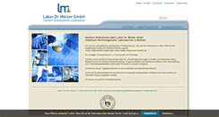 Desktop Screenshot of labor-melzer.de